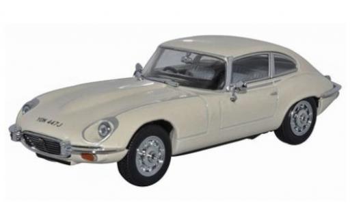 Jaguar E-Type 1/43 Oxford Coupe V12 beige RHD coche miniatura