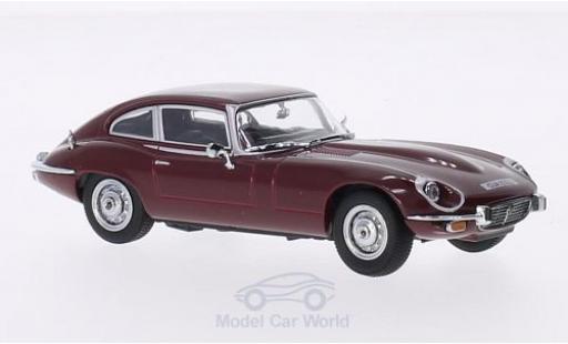 Jaguar E-Type 1/43 Oxford V12 Coupe rojo RHD coche miniatura