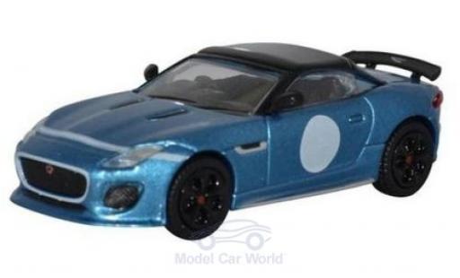 Jaguar F-Type 1/76 Oxford Project 7 metalico azul coche miniatura