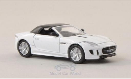Jaguar F-Type 1/76 Oxford blanco coche miniatura