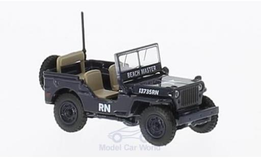 Jeep Willys 1/76 Oxford MB Royal Navy coche miniatura