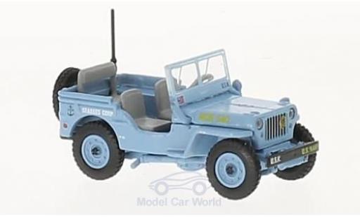 Jeep Willys 1/76 Oxford MB US Navy Seebees coche miniatura