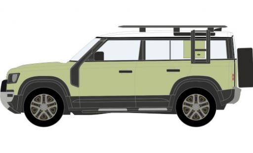 Coche miniatura Land Rover Defender 1/76 Oxford 110 Explorer metalico verde Land Rover Defender 1/76 Oxford 110 Explorer metalico verde coche miniatura