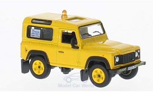 Coche miniatura Land Rover Defender 1/76 Oxford 90 RAF Flight Safety Land Rover Defender 1/76 Oxford 90 RAF Flight Safety coche miniatura