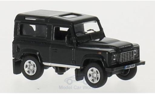 Coche miniatura Land Rover Defender 1/76 Oxford 90 negro RHD Station Wagon Land Rover Defender 1/76 Oxford 90 negro RHD Station Wagon coche miniatura