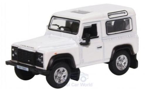 Coche miniatura Land Rover Defender 1/76 Oxford 90 Station Wagon blanco Land Rover Defender 1/76 Oxford 90 Station Wagon blanco coche miniatura