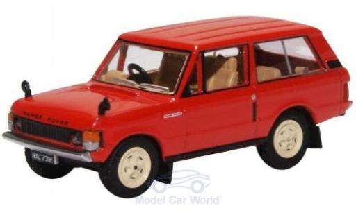 Land Rover Range Rover 1/76 Oxford Classic rojo coche miniatura