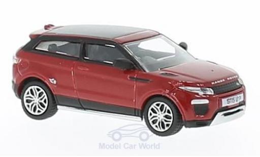 Land Rover Range Rover 1/76 Oxford Evoque Coupe rojo RHD coche miniatura