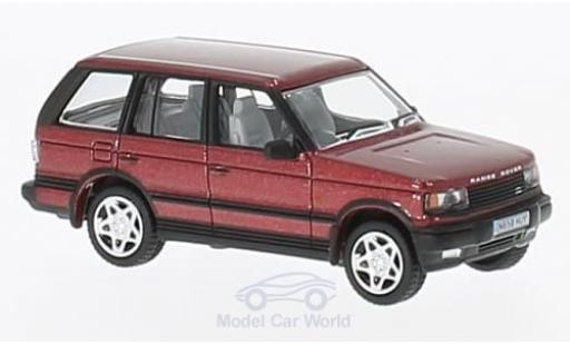 Land Rover Range Rover 1/76 Oxford P38 metalico rojo coche miniatura