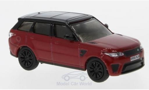Land Rover Range Rover 1/76 Oxford Sport SVR rojo/negro coche miniatura