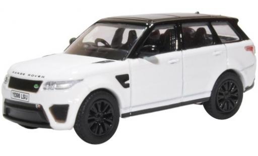 Land Rover Range Rover 1/76 Oxford Sport SVR blanco/negro RHD coche miniatura