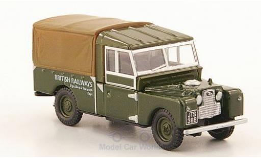 Coche miniatura Land Rover Series 1 1/76 Oxford 109 oliv/marron British Railways Land Rover Series 1 1/76 Oxford 109 oliv/marron British Railways coche miniatura