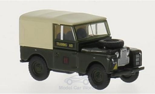 Coche miniatura Land Rover Series 1 1/76 Oxford 88 Canvas verde/beige RHD RTC 6th Training Regiment Land Rover Series 1 1/76 Oxford 88 Canvas verde/beige RHD RTC 6th Training Regiment coche miniatura