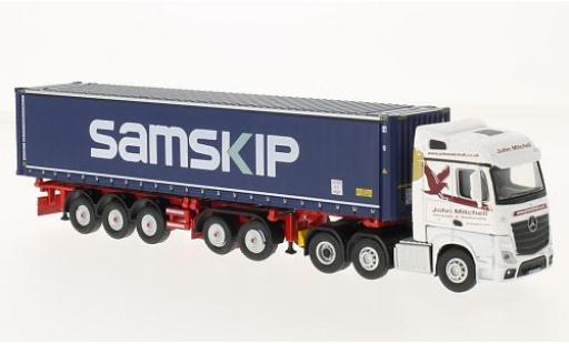 Coche miniatura Mercedes Actros 1/76 Oxford SSC D-TEC RHD John Mitc/Samskip Mercedes Actros 1/76 Oxford SSC D-TEC RHD John Mitc/Samskip coche miniatura