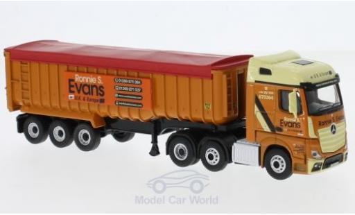 Coche miniatura Mercedes Actros 1/76 Oxford SSC RHD Ronnie Evans Muldenkipper Mercedes Actros 1/76 Oxford SSC RHD Ronnie Evans Muldenkipper coche miniatura