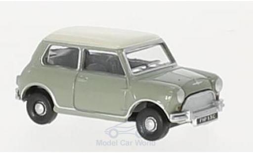 Mini Cooper D 1/76 Oxford gris/beige RHD coche miniatura