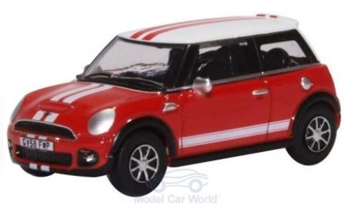 Coche miniatura Mini Cooper 1/76 Oxford rojo/blanco Mini Cooper 1/76 Oxford rojo/blanco coche miniatura