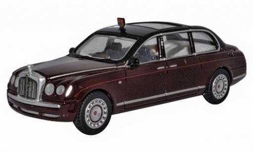 Bentley State 1/76 Oxford Limousine rouge fonc&eacute;/negro RHD Queen Elizabeth II. coche miniatura