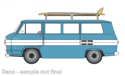 Coche miniatura Chevrolet Corvair 1/87 Oxford Greenbrier Passenger Wagon turquesa 1961 Chevrolet Corvair 1/87 Oxford Greenbrier Passenger Wagon turquesa 1961 coche miniatura