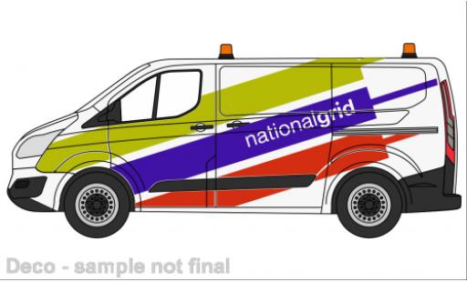 Coche miniatura Ford Transit 1/76 Oxford Douane doré National Grid Ford Transit 1/76 Oxford Douane doré National Grid coche miniatura