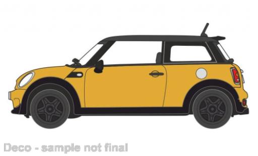 Mini Cooper 1/76 Oxford gelb/negro coche miniatura