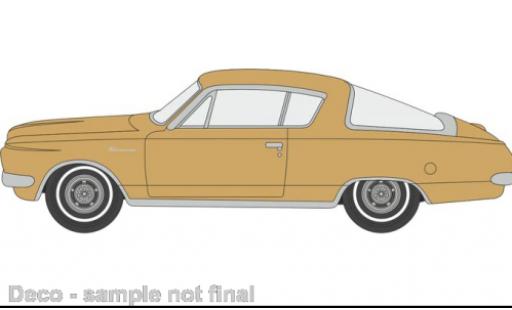 Plymouth Barracuda 1/87 Oxford gold 1965 coche miniatura