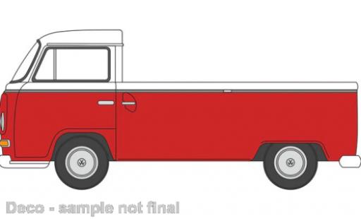 Coche miniatura Volkswagen T2 1/76 Oxford Pick Up rojo/blanco Volkswagen T2 1/76 Oxford Pick Up rojo/blanco coche miniatura