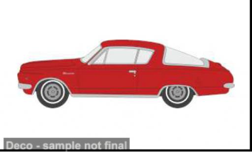 Coche miniatura Plymouth Barracuda 1/87 Oxford rojo 1965 1:87 Plymouth Barracuda 1/87 Oxford rojo 1965 1:87 coche miniatura