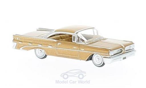 Pontiac Bonneville 1/87 Oxford Coupe metalico marron 1959 coche miniatura