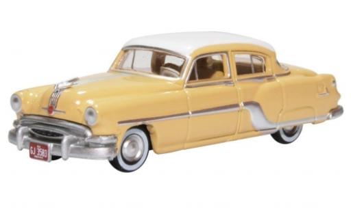 Coche miniatura Pontiac Chieftain 1/87 Oxford 4-Door beige/blanco 1954 Pontiac Chieftain 1/87 Oxford 4-Door beige/blanco 1954 coche miniatura