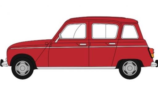 Renault 4 1/76 Oxford rojo coche miniatura