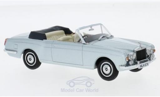 Rolls Royce Corniche 1/43 Oxford Convertible metalico azul RHD coche miniatura