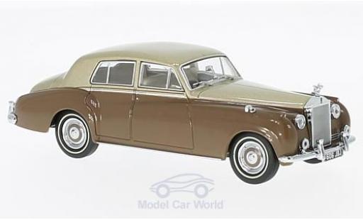 Coche miniatura Rolls Royce Silver Cloud 1/43 Oxford I metalico beige/marron RHD Rolls Royce Silver Cloud 1/43 Oxford I metalico beige/marron RHD coche miniatura
