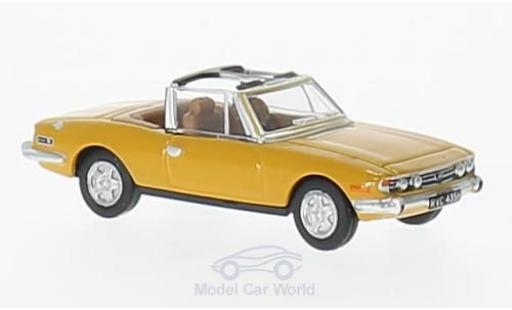 Triumph Stag 1/76 Oxford amarillo RHD coche miniatura