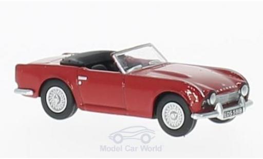 Triumph TR4 1/76 Oxford rojo coche miniatura
