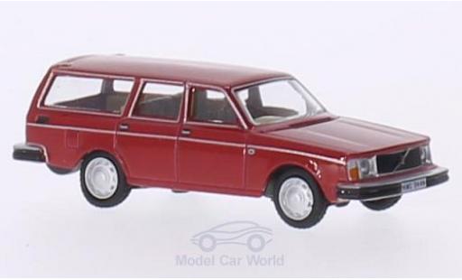 Volvo 245 1/76 Oxford Estate rojo RHD coche miniatura
