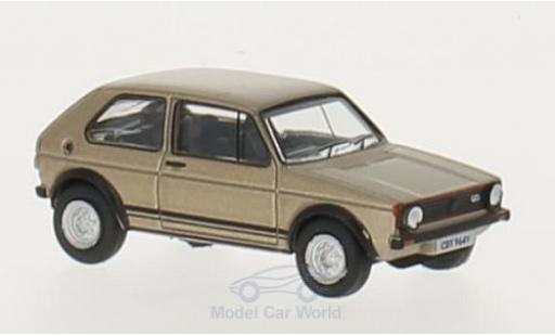 Coche miniatura Volkswagen Golf V 1/76 Oxford I GTI metalico beige RHD Volkswagen Golf V 1/76 Oxford I GTI metalico beige RHD coche miniatura