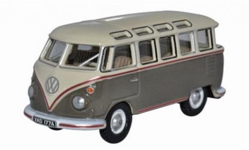 Coche miniatura Volkswagen T1 1/76 Oxford Samba Bus beige/gris Volkswagen T1 1/76 Oxford Samba Bus beige/gris coche miniatura