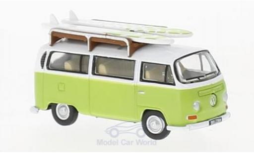 Coche miniatura Volkswagen T2 B 1/76 Oxford Bay Window Camper verde/blanco mit Surfboards Volkswagen T2 B 1/76 Oxford Bay Window Camper verde/blanco mit Surfboards coche miniatura