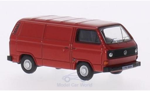 Volkswagen T2 A 1/76 Oxford 5 Van rojo coche miniatura
