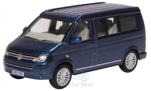 Volkswagen T5 1/76 Oxford California Camper metalico azul coche miniatura