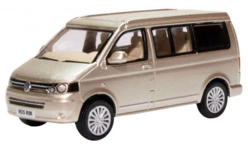 Volkswagen T5 1/76 Oxford Camper metalico beige coche miniatura