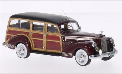 Packard 110 Deluxe Wagon 1/43 Neo rojo/Holzoptik 1941 coche miniatura