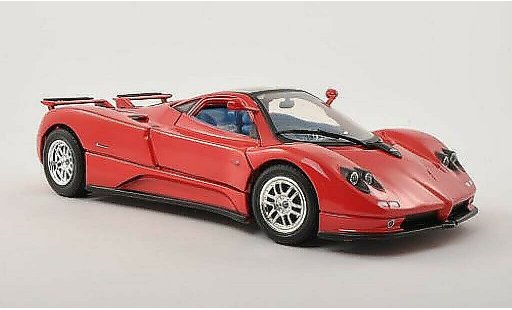 Pagani Zonda C12 1/18 Motormax rojo 2004 coche miniatura
