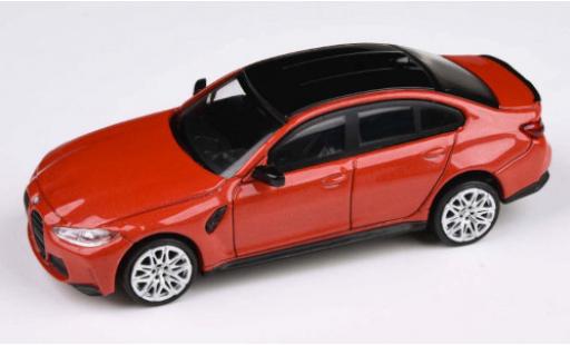 Coche miniatura Bmw M3 1/64 Para64 (G80) amarillo/negro 2021 Bmw M3 1/64 Para64 (G80) amarillo/negro 2021 coche miniatura
