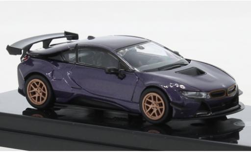 Coche miniatura Bmw i8 1/64 Para64 I8 Liberty Walk metallise purpura Bmw i8 1/64 Para64 I8 Liberty Walk metallise purpura coche miniatura