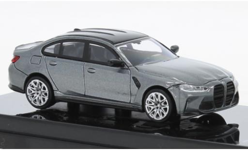 Coche miniatura Bmw M3 1/64 Para64 (G80) metallise gris/negro 2020 Bmw M3 1/64 Para64 (G80) metallise gris/negro 2020 coche miniatura