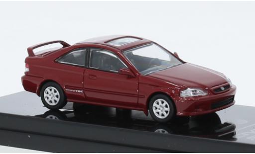 Coche miniatura Honda Civic 1/64 Para64 Si rouge foncé 1999 Honda Civic 1/64 Para64 Si rouge foncé 1999 coche miniatura