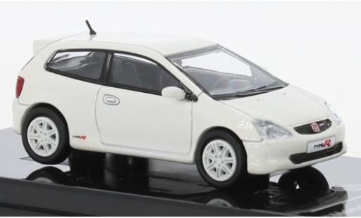 Coche miniatura Honda Civic 1/64 Para64 Type R (EP3) blanco 2001 Honda Civic 1/64 Para64 Type R (EP3) blanco 2001 coche miniatura