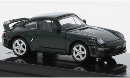Coche miniatura Ruf CTR 1/64 Para64 Porsche RUF 2 verde foncé 1995 Ruf CTR 1/64 Para64 Porsche RUF 2 verde foncé 1995 coche miniatura